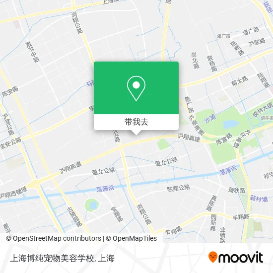 上海博纯宠物美容学校地图