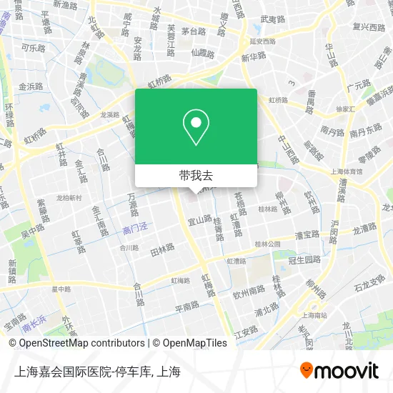 上海嘉会国际医院-停车库地图