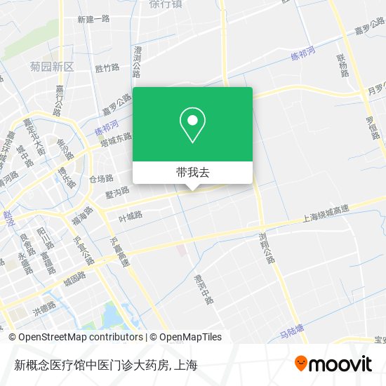 新概念医疗馆中医门诊大药房地图