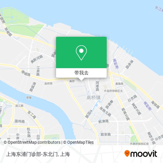上海东浦门诊部-东北门地图