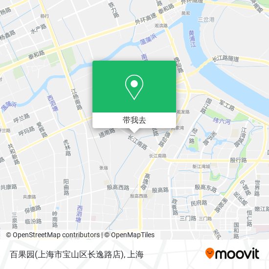 百果园(上海市宝山区长逸路店)地图