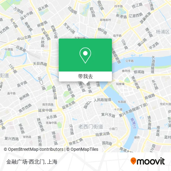 金融广场-西北门地图
