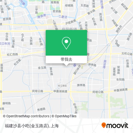 福建沙县小吃(金玉路店)地图