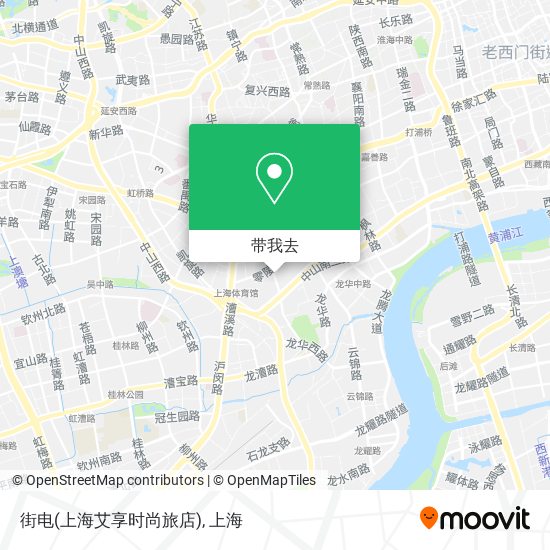 街电(上海艾享时尚旅店)地图