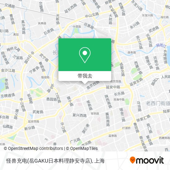 怪兽充电(岳GAKU日本料理静安寺店)地图