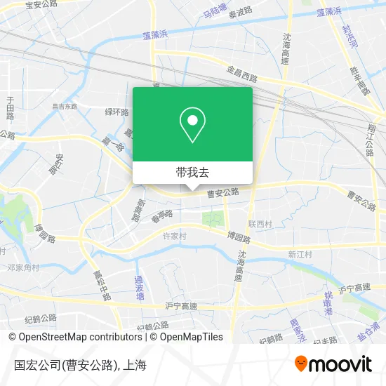 国宏公司(曹安公路)地图