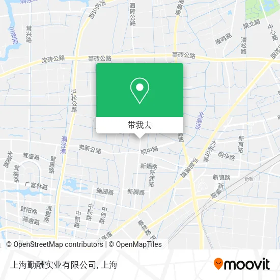 上海勤酬实业有限公司地图