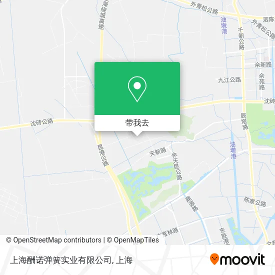 上海酬诺弹簧实业有限公司地图