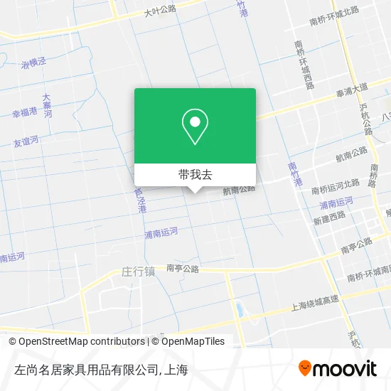 左尚名居家具用品有限公司地图