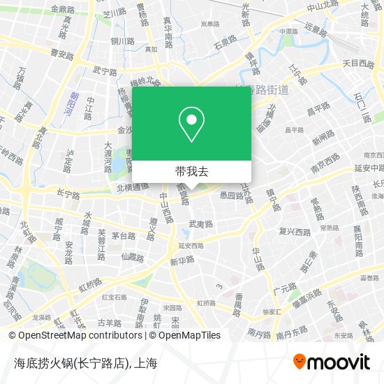 海底捞火锅(长宁路店)地图