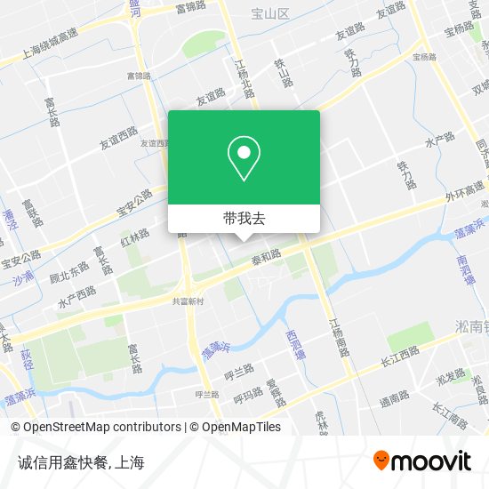 诚信用鑫快餐地图