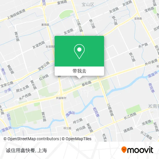 诚信用鑫快餐地图