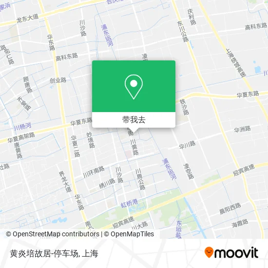 黄炎培故居-停车场地图