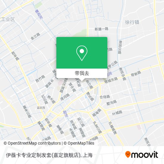 伊薇卡专业定制发套(嘉定旗舰店)地图