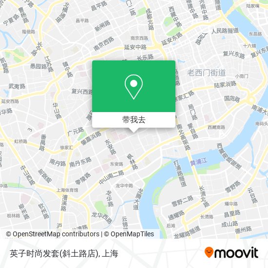 英子时尚发套(斜土路店)地图