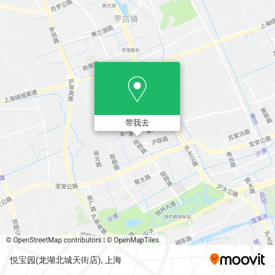 悦宝园(龙湖北城天街店)地图