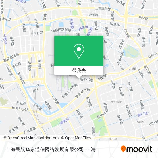 上海民航华东通信网络发展有限公司地图