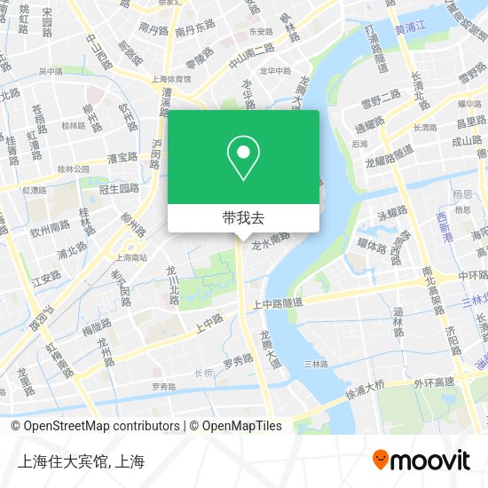 上海住大宾馆地图