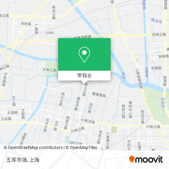 五厍市场地图