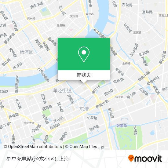 星星充电站(泾东小区)地图