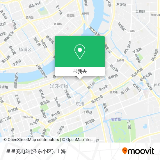 星星充电站(泾东小区)地图