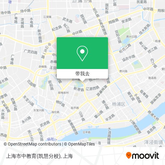 上海市中教育(凯慧分校)地图