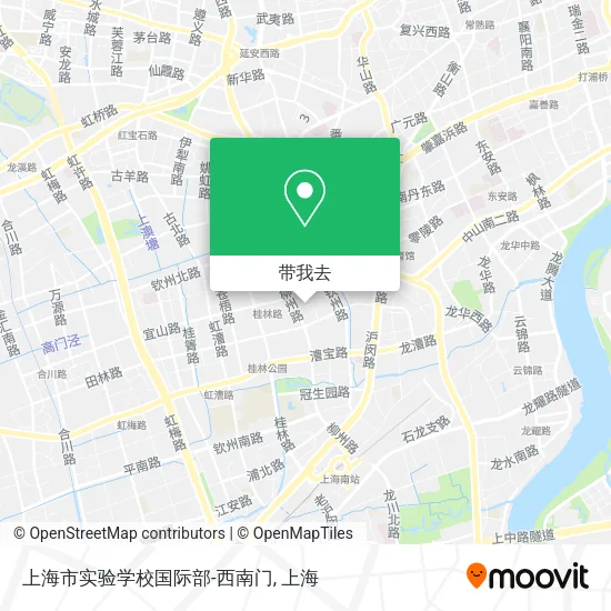 上海市实验学校国际部-西南门地图