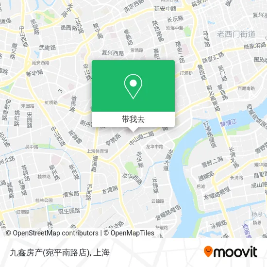 九鑫房产(宛平南路店)地图