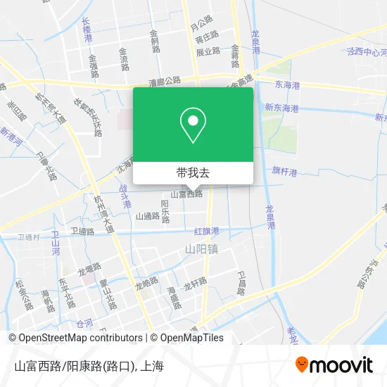 山富西路/阳康路(路口)地图