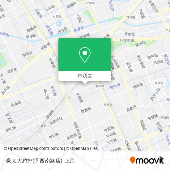 豪大大鸡排(莘西南路店)地图