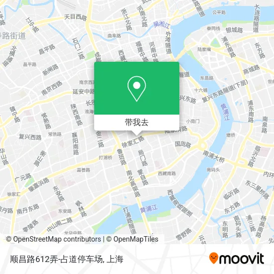 顺昌路612弄-占道停车场地图