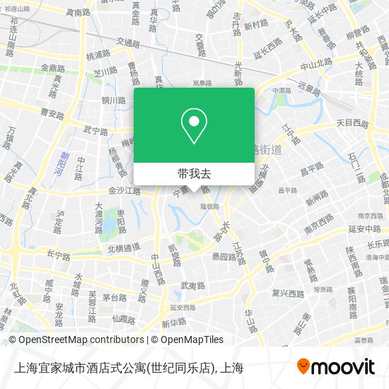 上海宜家城市酒店式公寓(世纪同乐店)地图