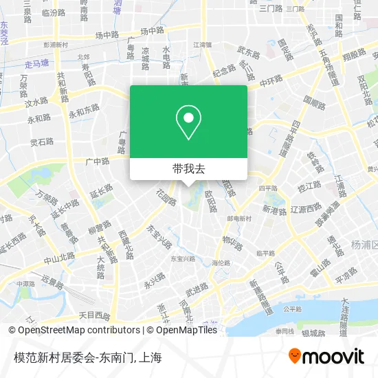 模范新村居委会-东南门地图