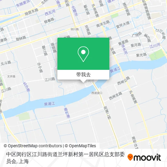 中区闵行区江川路街道兰坪新村第一居民区总支部委员会地图