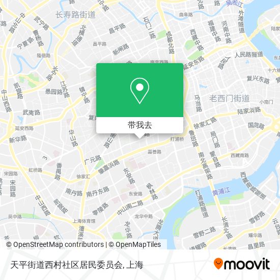 天平街道西村社区居民委员会地图