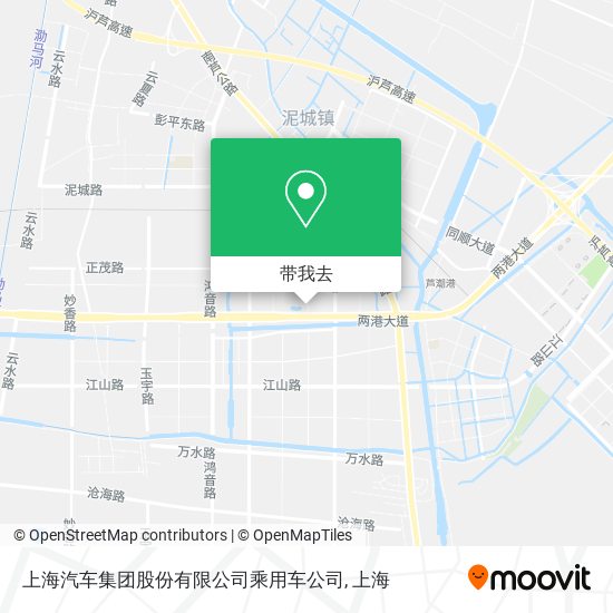 上海汽车集团股份有限公司乘用车公司地图