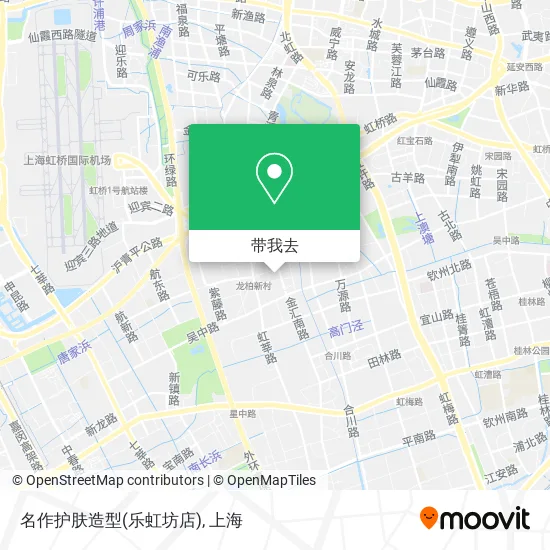 名作护肤造型(乐虹坊店)地图