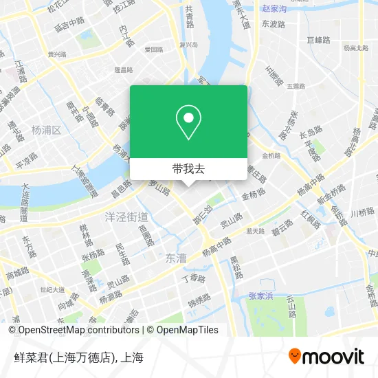 鲜菜君(上海万德店)地图