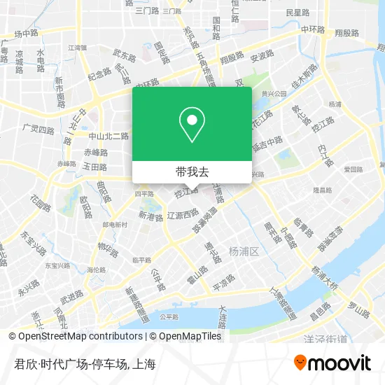 君欣·时代广场-停车场地图