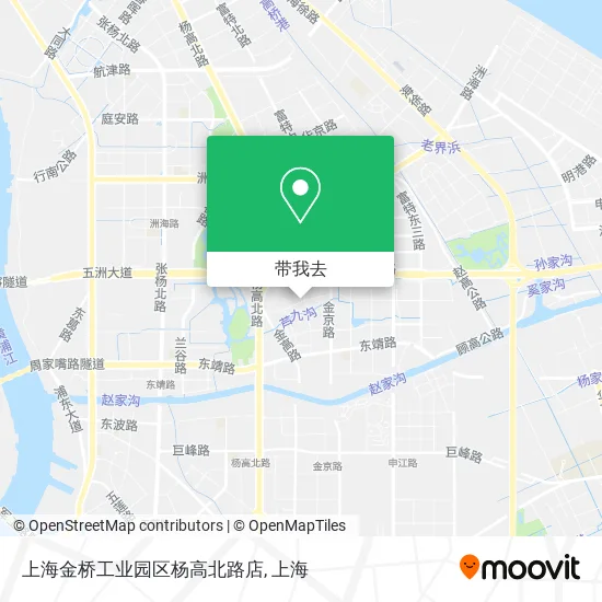 上海金桥工业园区杨高北路店地图