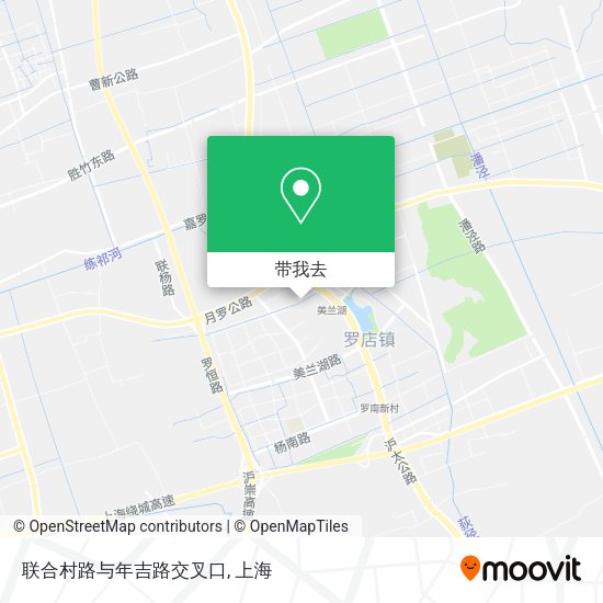 联合村路与年吉路交叉口地图