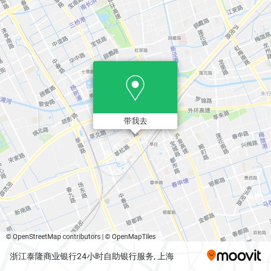 浙江泰隆商业银行24小时自助银行服务地图