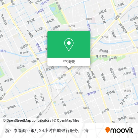浙江泰隆商业银行24小时自助银行服务地图