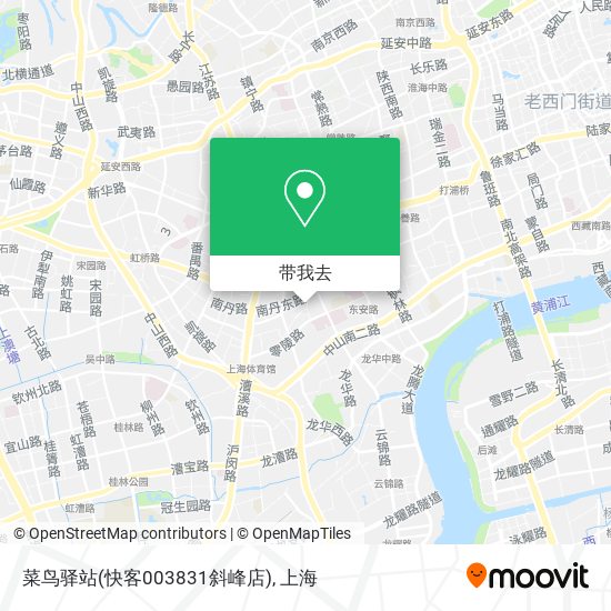 菜鸟驿站(快客003831斜峰店)地图
