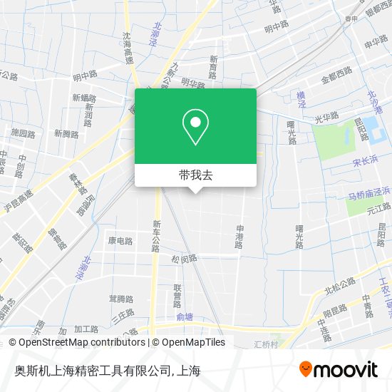 奥斯机上海精密工具有限公司地图