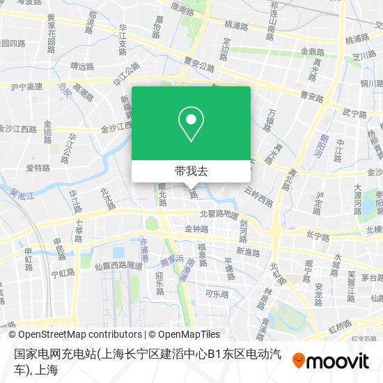 国家电网充电站(上海长宁区建滔中心B1东区电动汽车)地图