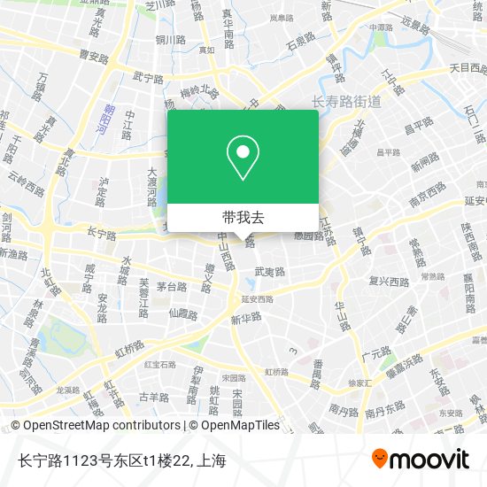 长宁路1123号东区t1楼22地图