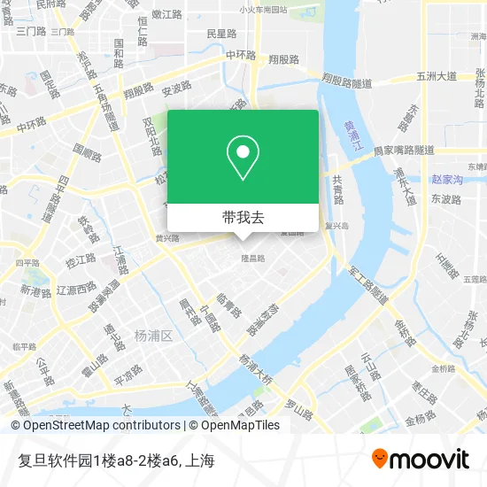 复旦软件园1楼a8-2楼a6地图