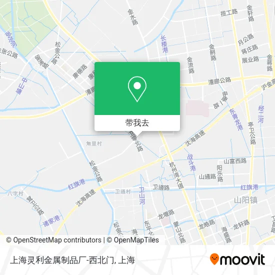 上海灵利金属制品厂-西北门地图