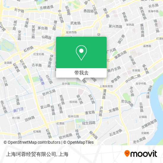 上海珂蓉经贸有限公司地图